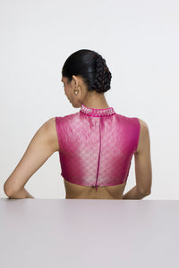 Handwoven Hot Pink Blouse