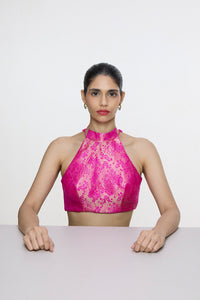 Handwoven Fuchsia Blouse