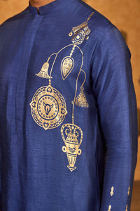 Sapphire Trinklet And Pots Kurta Set