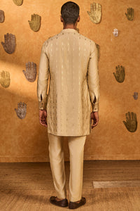 Beige Littile Pots Kurta Set