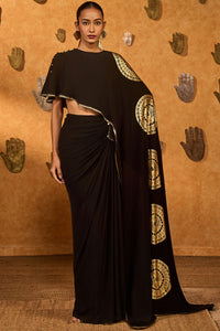 Moonfish Draped Skirt Set