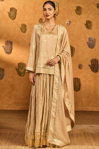 Oatmeal Crane Dawn Skirt Set