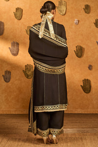 Black Vase Culotte Set