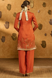 Rust Zen Kurta Set
