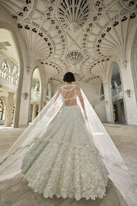 Multi-Coloured Sequin Lehenga Set