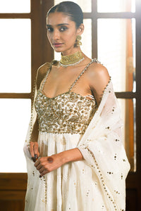 Fiza Strapless Anarkali Set