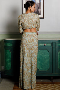 Soha Mint Embroidered Choli And Skirt