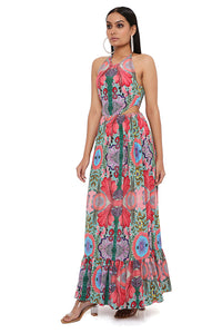 Red Enchanted Cut-Out Dress