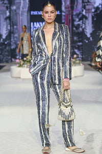 Jabeen Embroidered Blazer And Pant