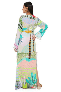 Tropical Print Beyza Kaftan