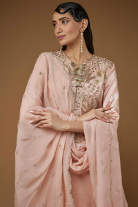 Rose Pink Kurta & Pant With Dupatta