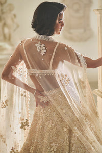 Powder Pink Three-Dimensional Lehenga Set