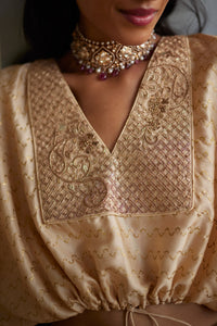 Buttercup Loose Top Paired With Skirt