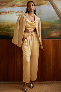 Buttercup Cowl Top With Jacket & Pants