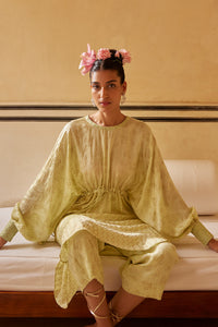 Mint String Tunic With Pants