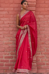 Classic Surkh Laal Saree Set