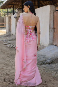 Masoom Gulaabi Saree