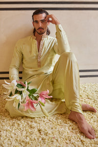 Mint Kurta With Pants