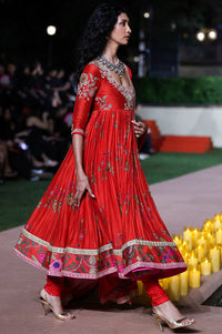 Surkh Laal Anarkali Set