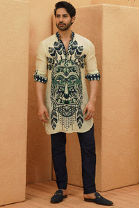Afreen Rolled Up Sleeve Kurta