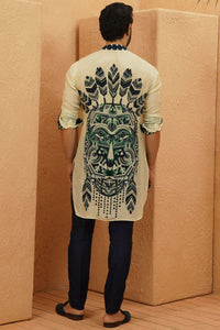 Afreen Rolled Up Sleeve Kurta