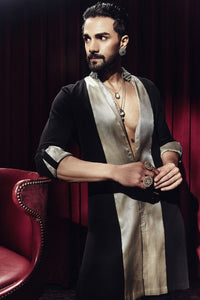 Zameer Metallic Kurta Set