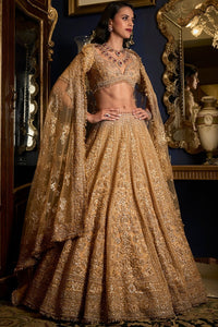 Copper Lehenga Set
