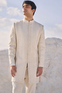 Cream Dori Sherwani Set