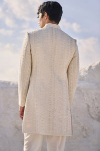 Cream Dori Sherwani Set
