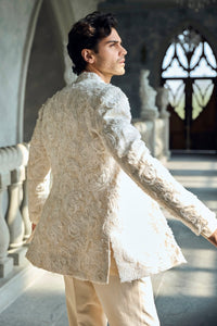 Ivory Nude Jacket Set