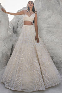 Ivory Pearl Lehenga Set