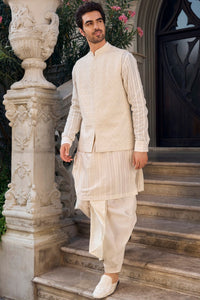 Ivory Thread Work Bundi Set