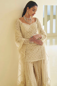 Nude Dori Sharara Set