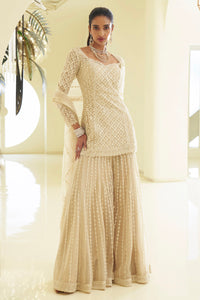 Nude Dori Sharara Set