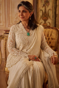 Pearl Jacket Saree Set