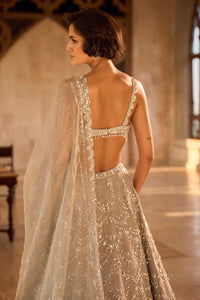 Silver Chandelier Lehenga Set