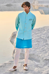 Turquoise Blue Bundi Set