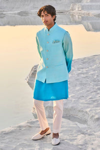 Turquoise Blue Bundi Set