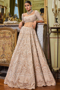 Wheat Pearl Lehenga Set