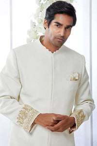Ivory Sherwani Set