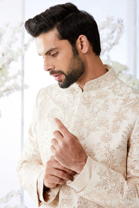Rose Gold Sherwani Set