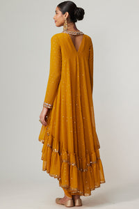 Mustard Dhoti Kurta Set