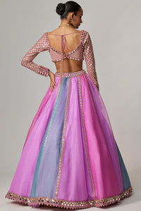Mauve Multicolor Lehenga Set