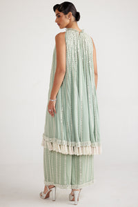 Mint Green Chandelier Drop Kurta Set