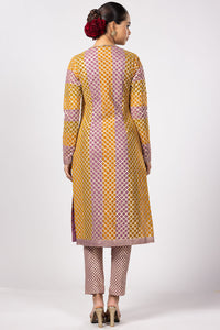 Mustard Multicolour Kurta