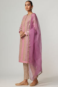 Mud Mauve Multicolour Kurta Set