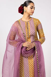 Mustard Multicolour Kurta Set