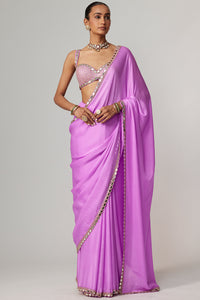 Mauve Saree Set