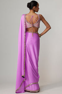 Mauve Saree Set