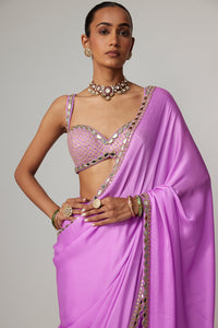 Mauve Saree Set